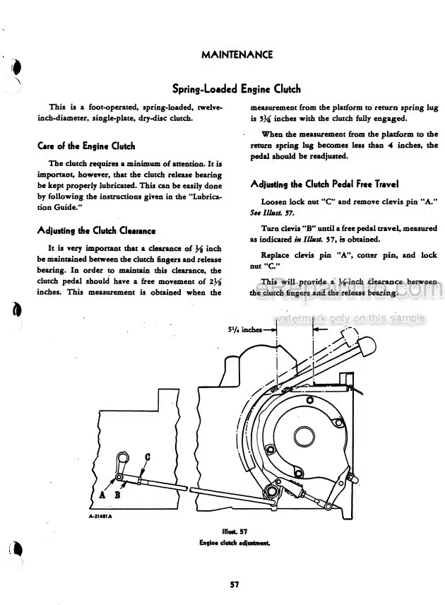 Photo 4 - International 650 Operators Manual Tractor