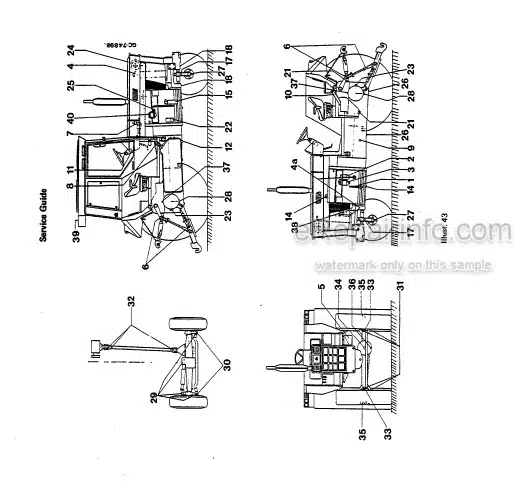 Photo 5 - International 955 1055 Operators Manual Diesel Tractor