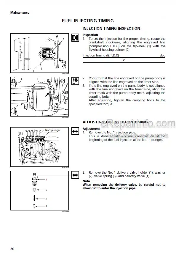 Photo 10 - Isuzu AA-6DIT Service Manual Engine