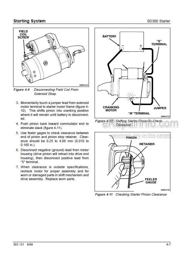 Photo 5 - JCB 672 Service Manual Mechanical Engine