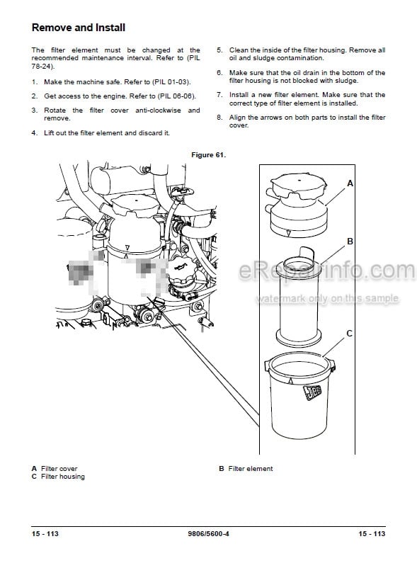 Photo 3 - JCB T2 T3 Service Manual Elec 6 Cyl Engine