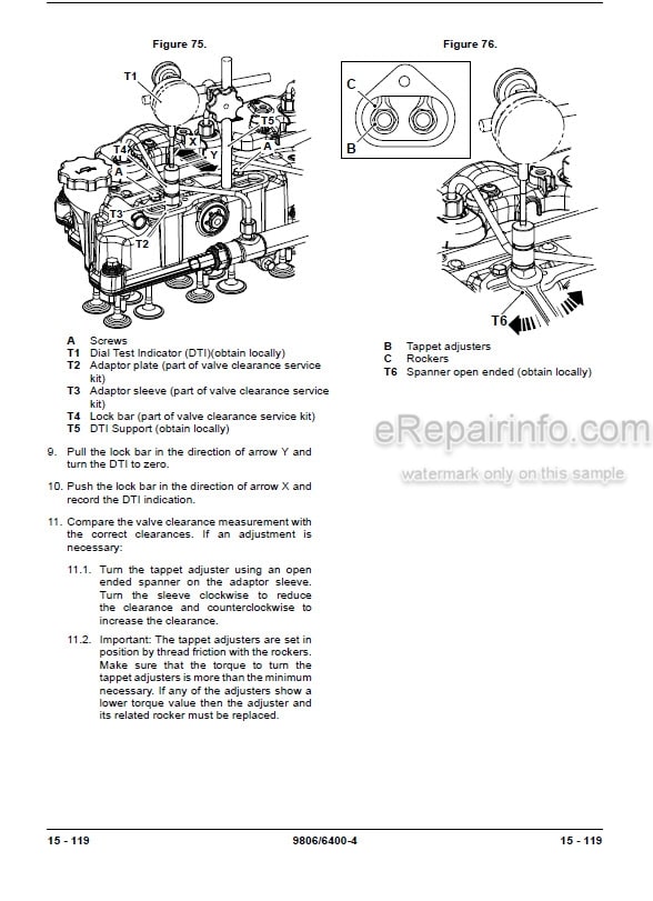 Photo 5 - JCB T4F444 T4F448 Service Manual Elec 4 Cyl Engine