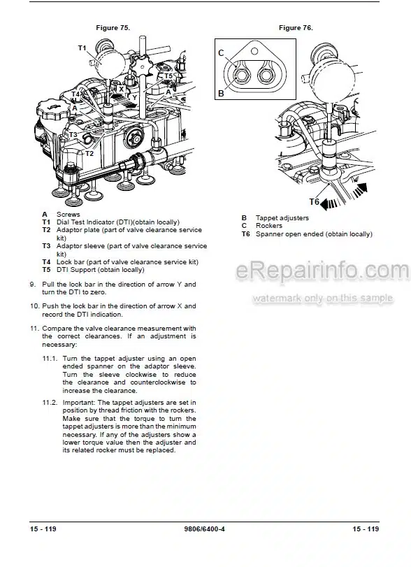 Photo 5 - JCB T4F444 T4F448 Service Manual Elec 4 Cyl Engine