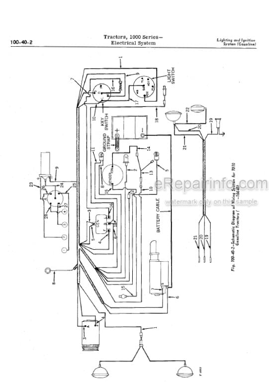 Photo 6 - John Deere 1010 Service Manual Tractor SM2033