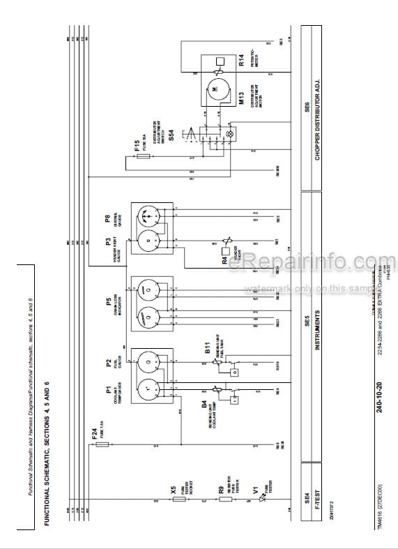 Photo 6 - John Deere 2254 2256 2258 2264 2266 2266 Extra Technical Repair Operation And Test Manual Combine TM4616