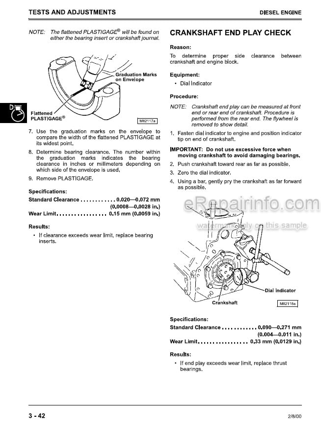 Photo 6 - John Deere 415 455 Technical Manual Lawn And Garden Tractor TM1836