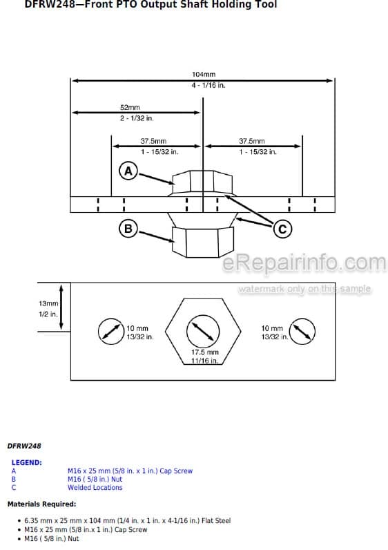 Photo 6 - John Deere 7210R 7230R 7250R 7270R 7290R 7310R Repair Manual Tractor TM118919
