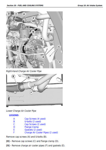 Photo 7 - John Deere 9540 9560 9580 9640 9660 9680WTS 9680CWS Technical Repair Manual Combine TM4697