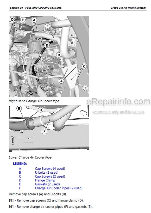 Photo 1 - John Deere 9360R 9410R 9460R 9510R 9560R Repair Manual Tractor TM110719