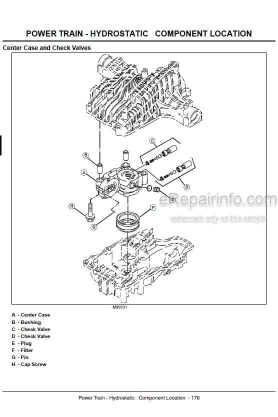 Photo 6 - John Deere G100 G110 Technical Manual Garden Tractor TM2020