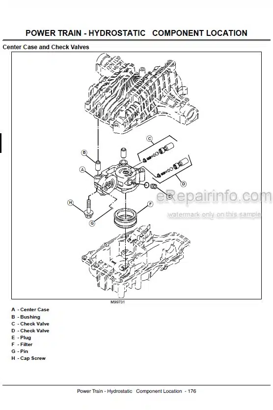 Photo 6 - John Deere G100 G110 Technical Manual Garden Tractor TM2020