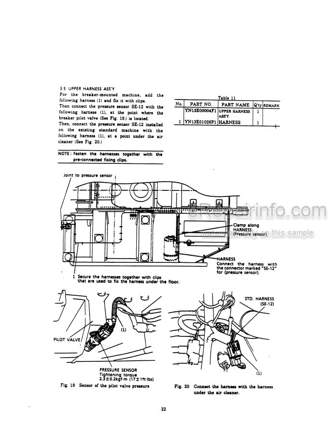 Photo 8 - Kobelco SK200-3 SK200LC-3 Shop Manual Excavator Nibbler Breaker S3YN7106-01NA