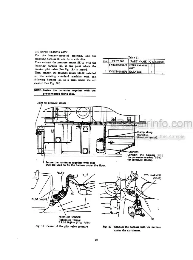 Photo 5 - Kobelco SK200-3 SK200LC-3 Shop Manual Excavator Nibbler Breaker S3YN7106-01NA