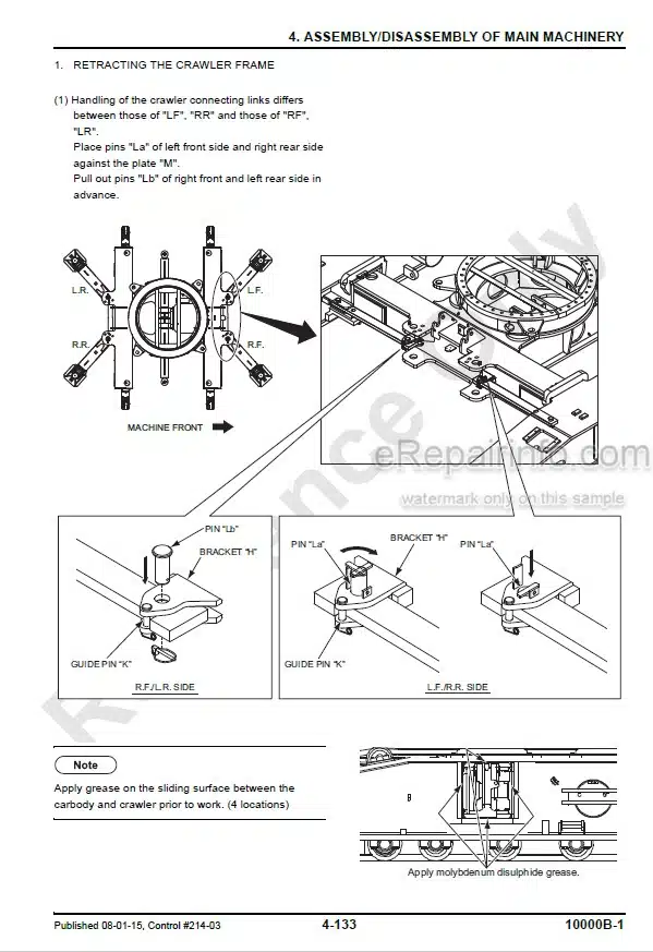 Photo 5 - Manitowoc 10000B-1 Operators Manual Crane 1200Ref