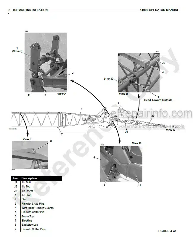 Photo 2 - Manitowoc 14000 Operators Manual Crane