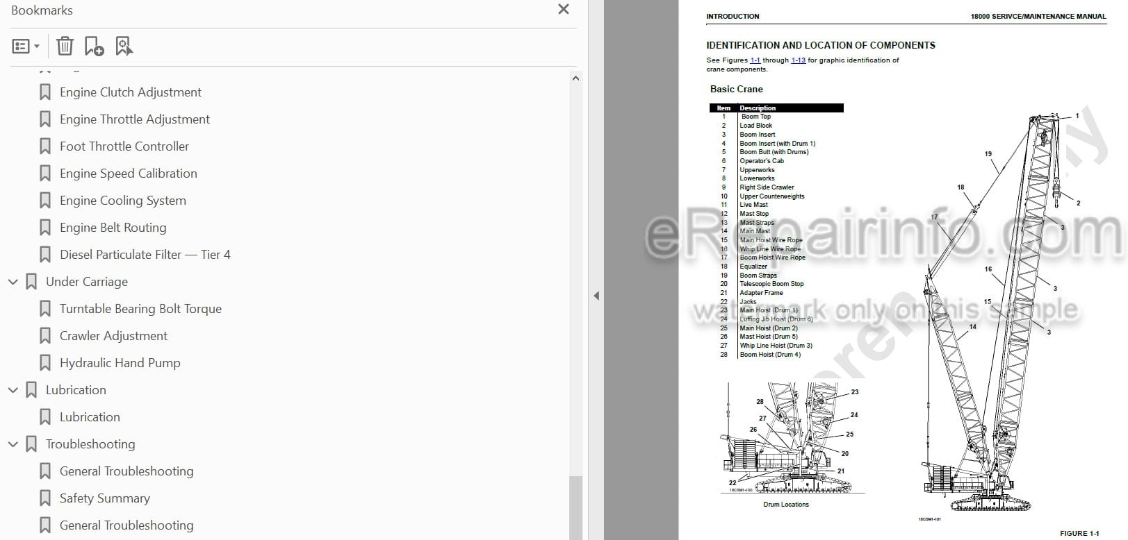 Photo 5 - Manitowoc 18000 Service And Maintenance Manual Crane