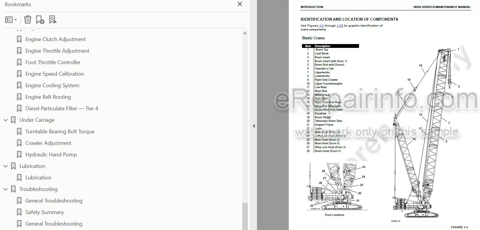 Photo 5 - Manitowoc 18000 Service And Maintenance Manual Crane
