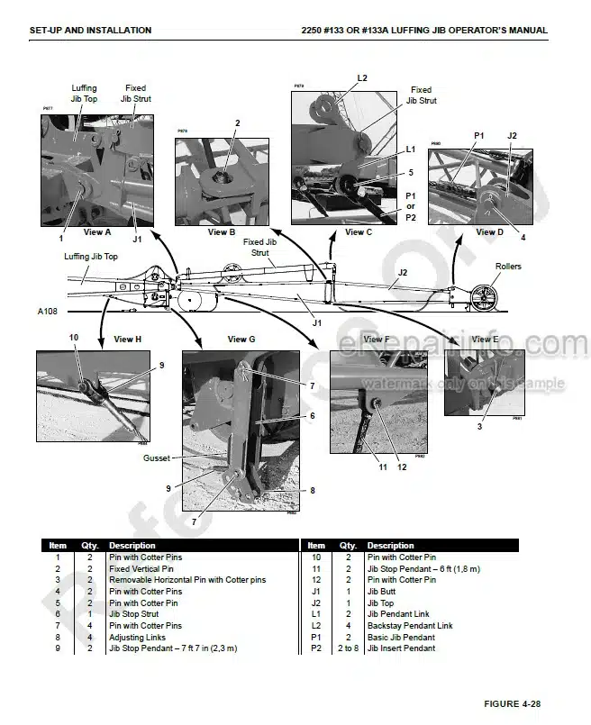 Photo 5 - Manitowoc 2250 Operators Manual Crane