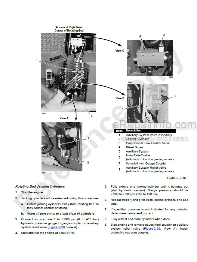 Photo 4 - Manitowoc 2250 Service And Maintenance Manual Crane