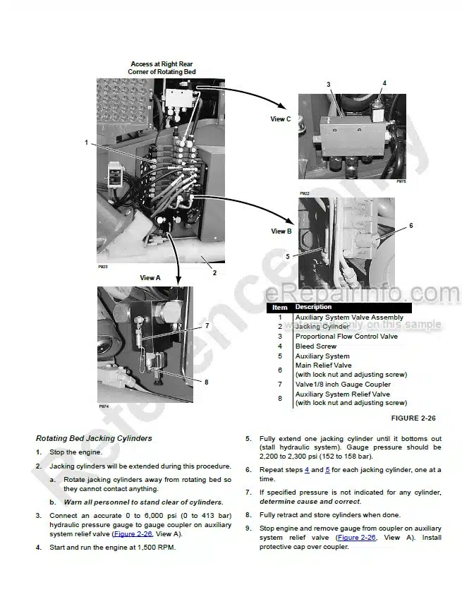 Photo 8 - Manitowoc 2250 Service And Maintenance Manual Crane