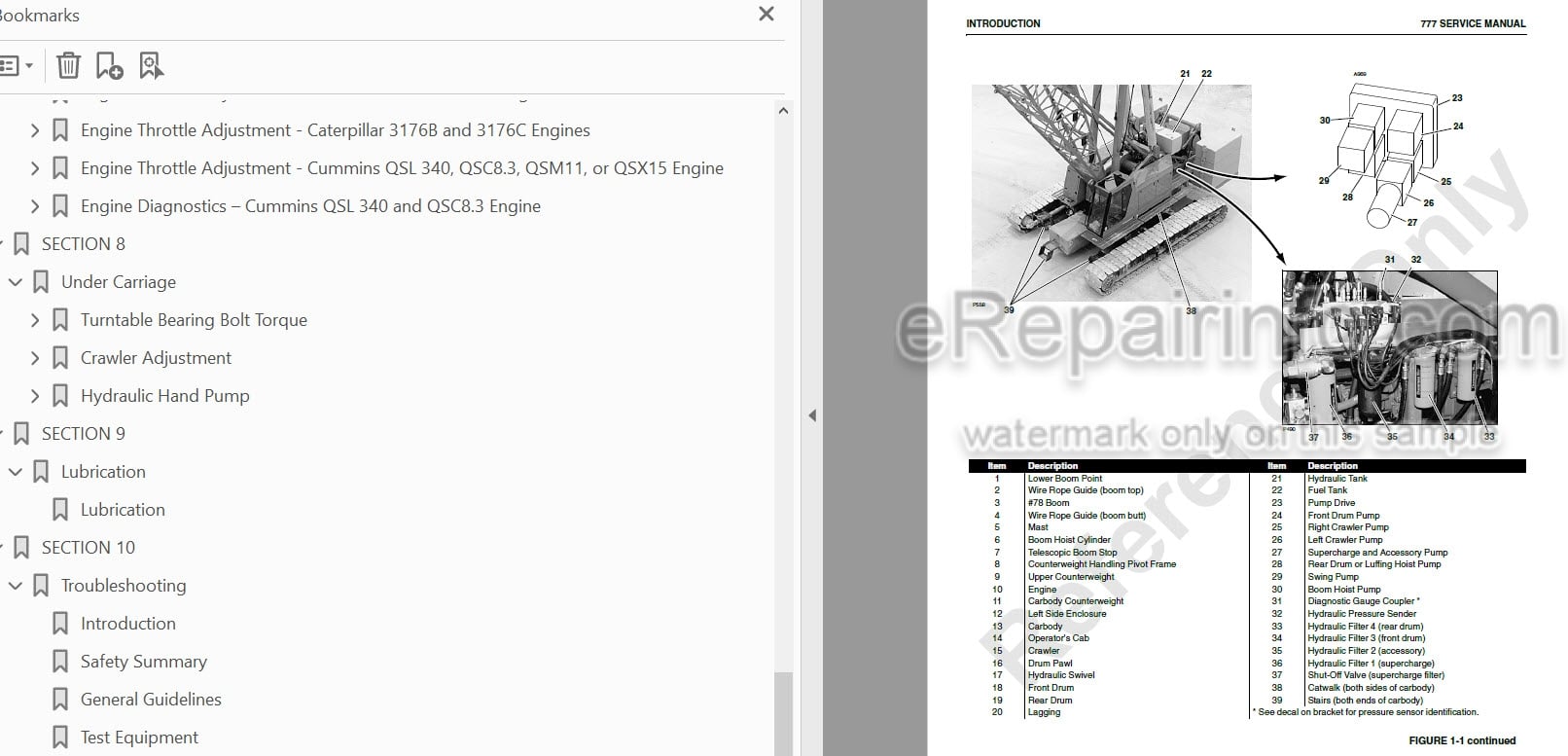 Photo 4 - Manitowoc 777 Service And Maintenance Manual Crane
