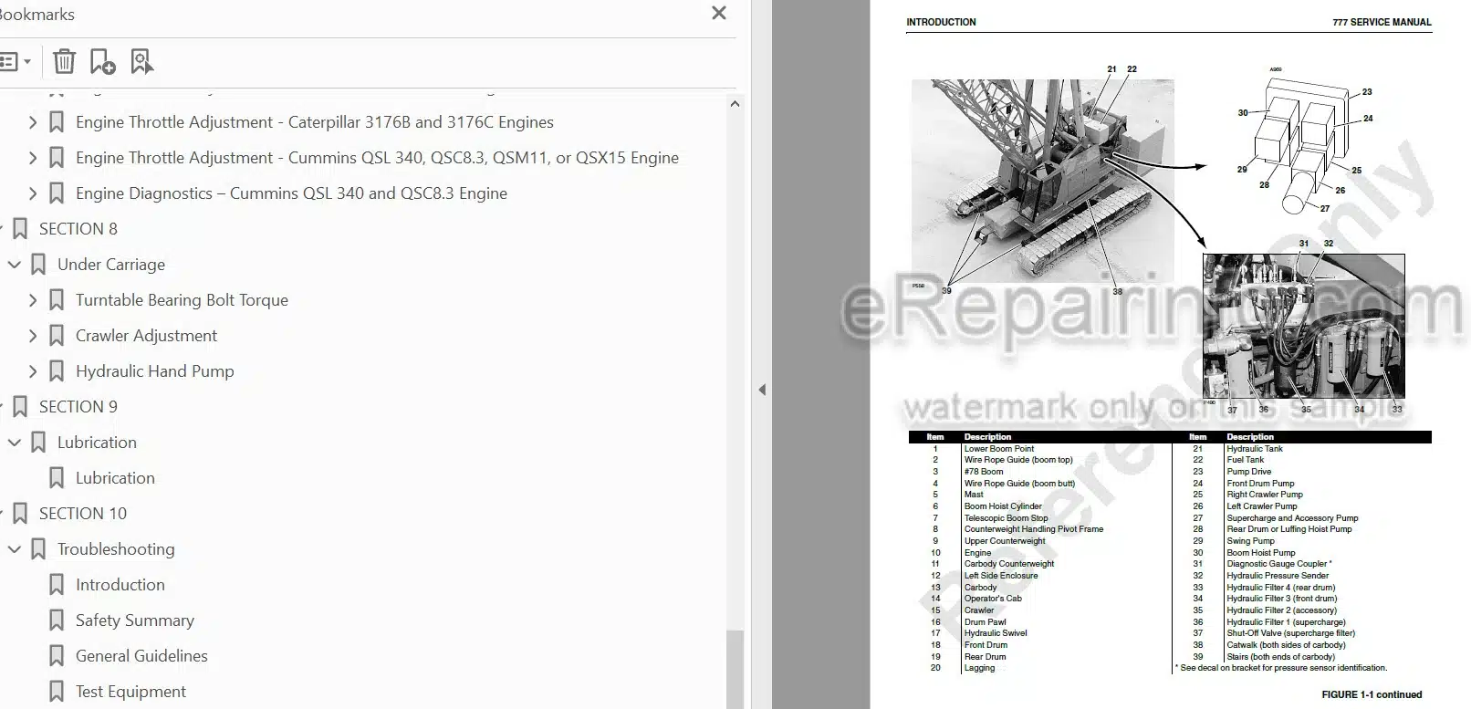 Photo 4 - Manitowoc 777 Service And Maintenance Manual Crane