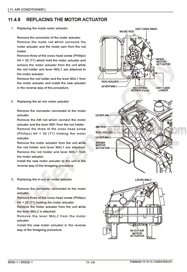 Photo 2 - Manitowoc 8500-1 8500E-1 Service And Maintenance Manual Crane