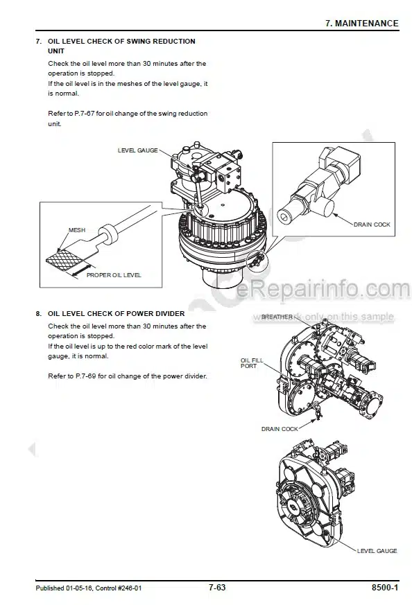 Photo 11 - Manitowoc 8500-1 Operators Manual Crane 8500Ref