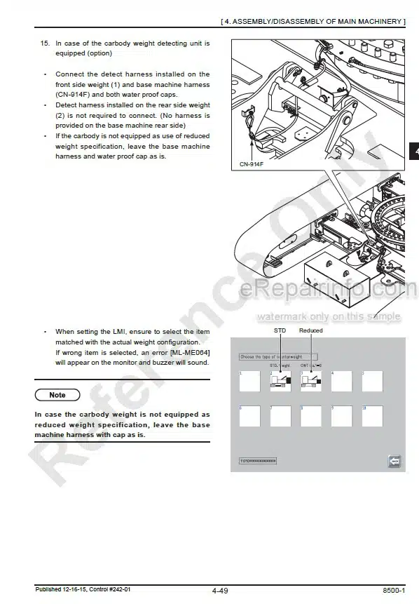 Photo 10 - Manitowoc 8500-1 Operators Manual Crane