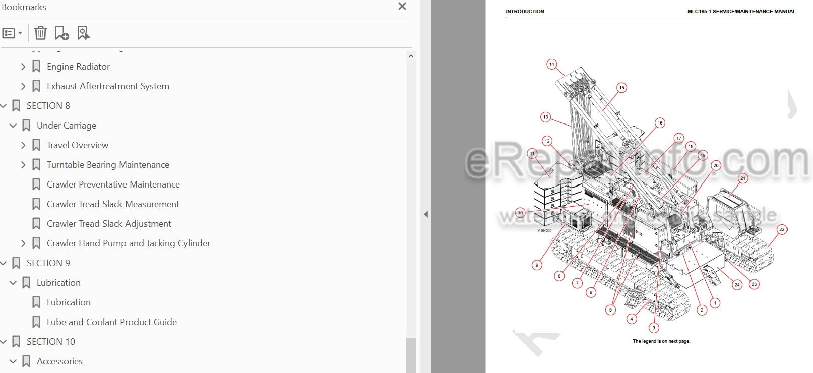 Photo 5 - Manitowoc MLC165-1 Service And Maintenance Manual Crane