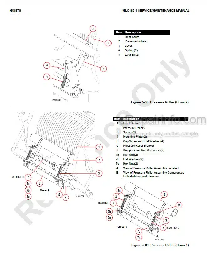 Photo 4 - Manitowoc MLC165-1 Service And Maintenance Manual Crane