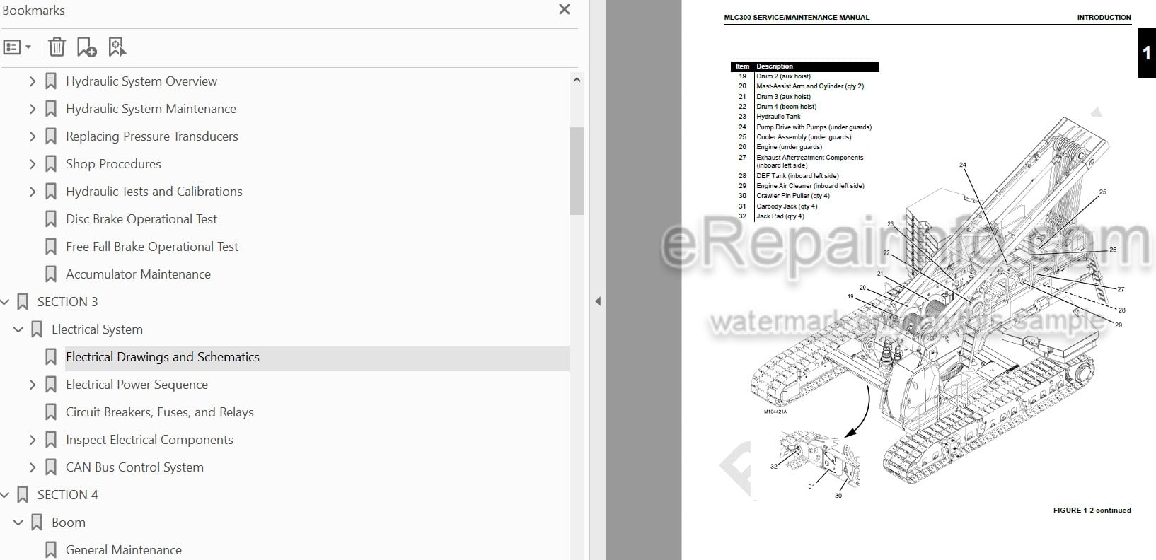 Photo 4 - Manitowoc MLC300 FPC Service And Maintenance Manual Crane