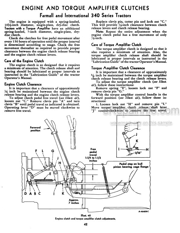 Photo 4 - McCormick International Cub Lo-Boy 140 240 340 Preventive Maintenance Manual Tractor