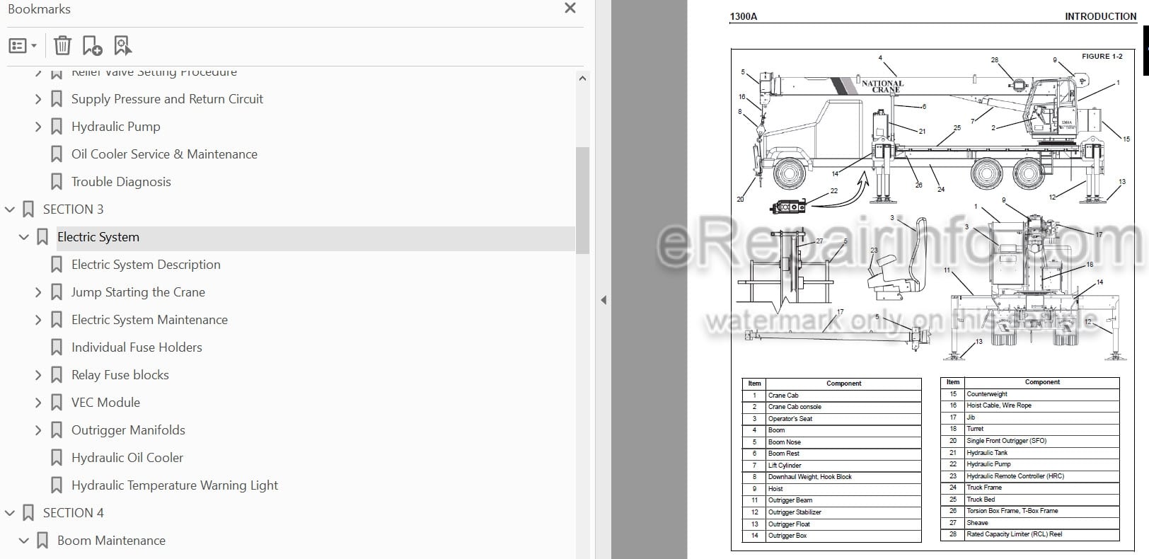 Photo 4 - National Crane 1300A Service And Maintenance Manual Crane