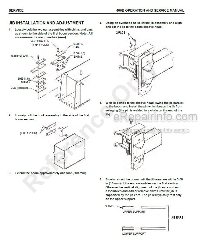 Photo 9 - National Crane 400B Supplements And Operators Service Manual Crane