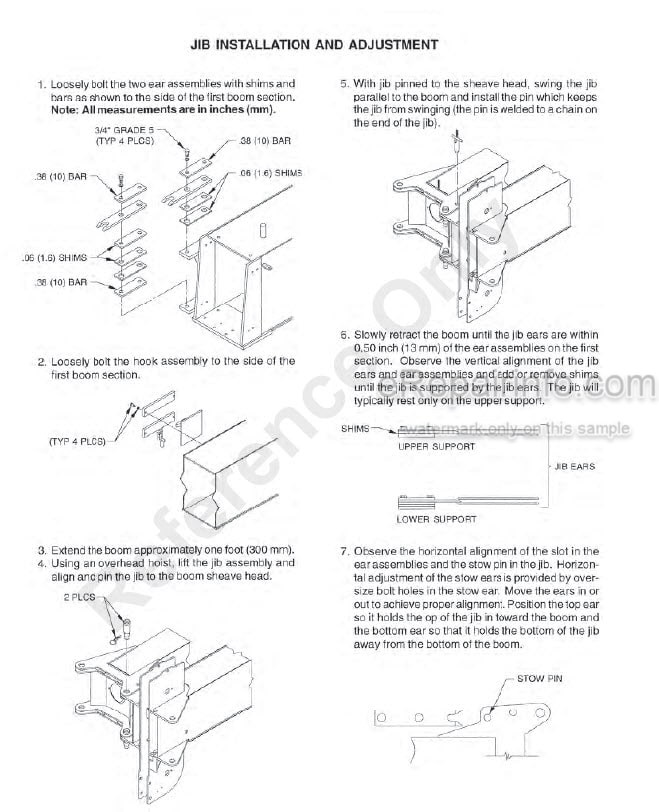 Photo 10 - National Crane 900A Supplements And Operators Service Manual Crane