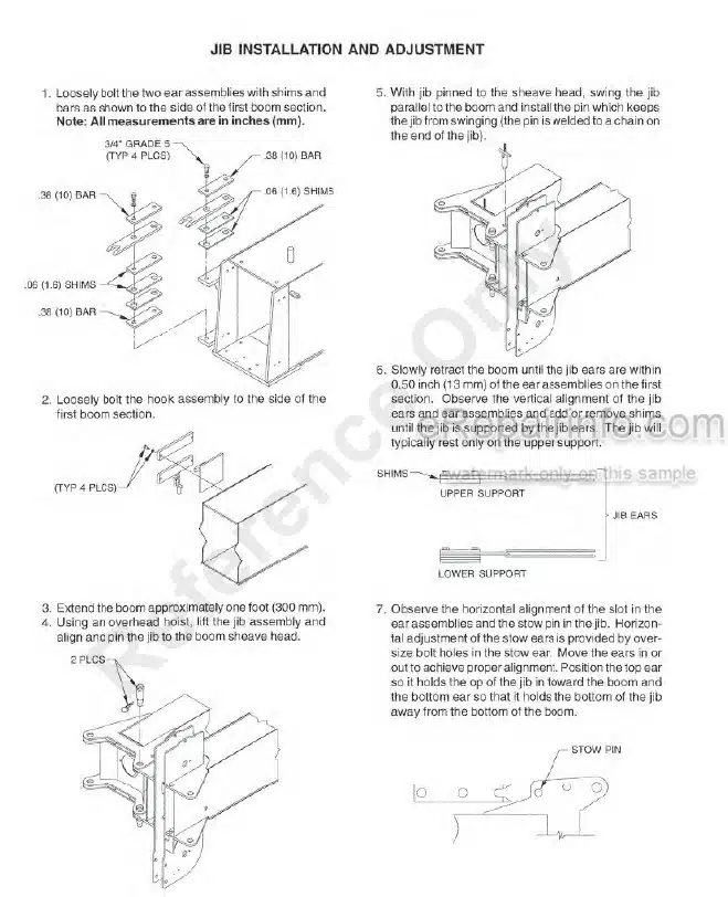 Photo 6 - National Crane 1400H Supplements And Operators Service Manual Crane