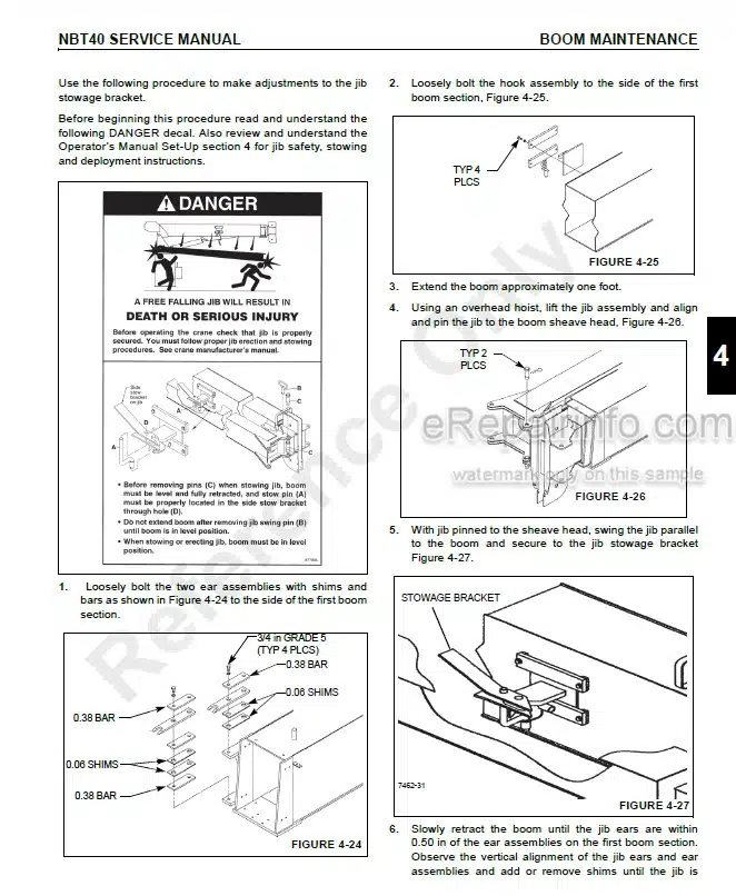 Photo 4 - National Crane NBT40 Service Manual Crane