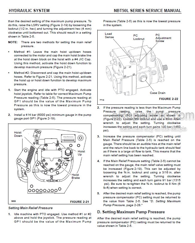 Photo 10 - National Crane NBT50L Service Manual Crane