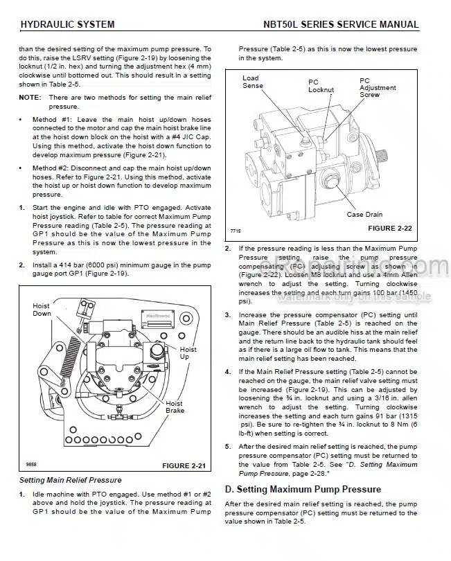 Photo 2 - National Crane NBT50L Service Manual Crane