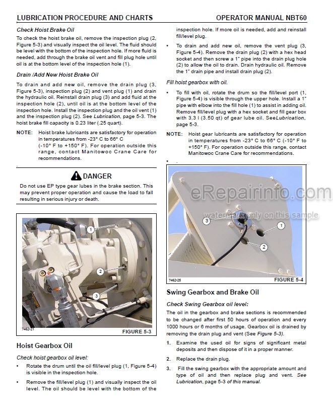 Photo 10 - National Crane NBT60 Operators Manual Crane