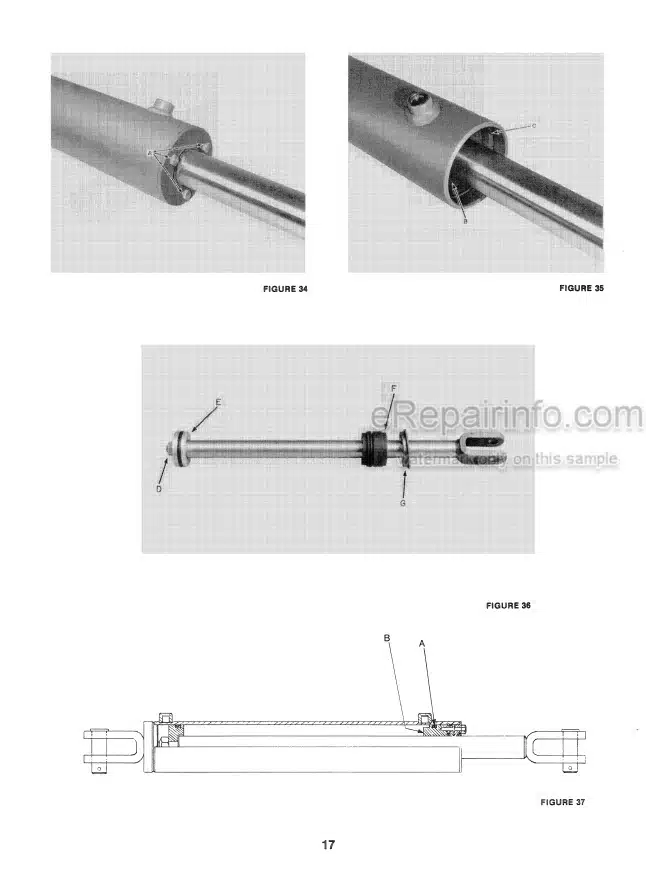 Photo 4 - New Holland 114 Service Manual Windrower Pivot Tongue