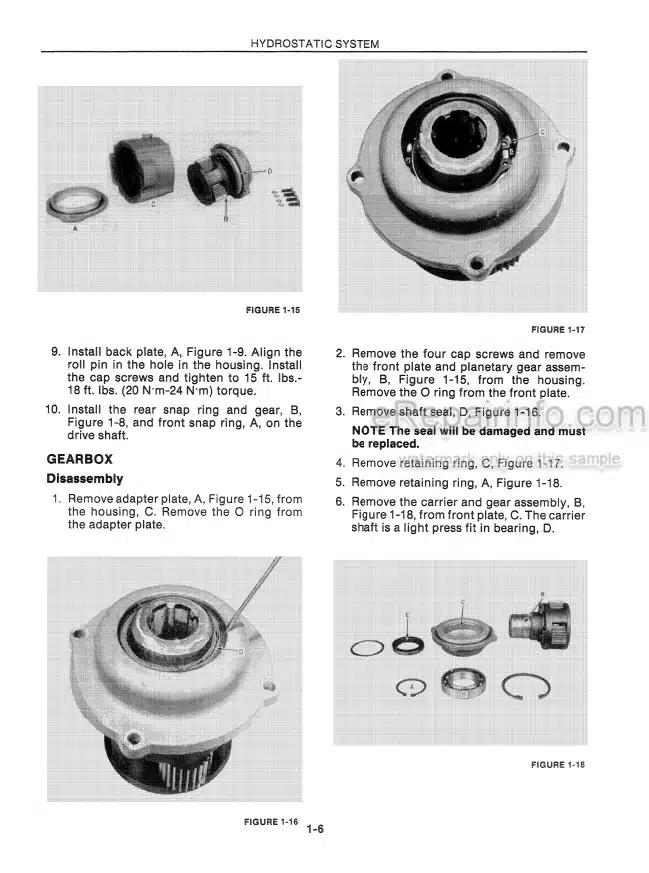 Photo 12 - New Holland 116 Service Manual Pivot Tongue Mower Conditioner