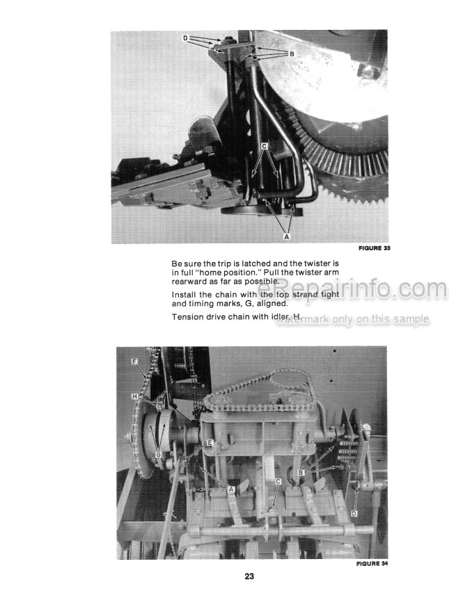 Photo 5 - New Holland D1000 Service Manual Baler
