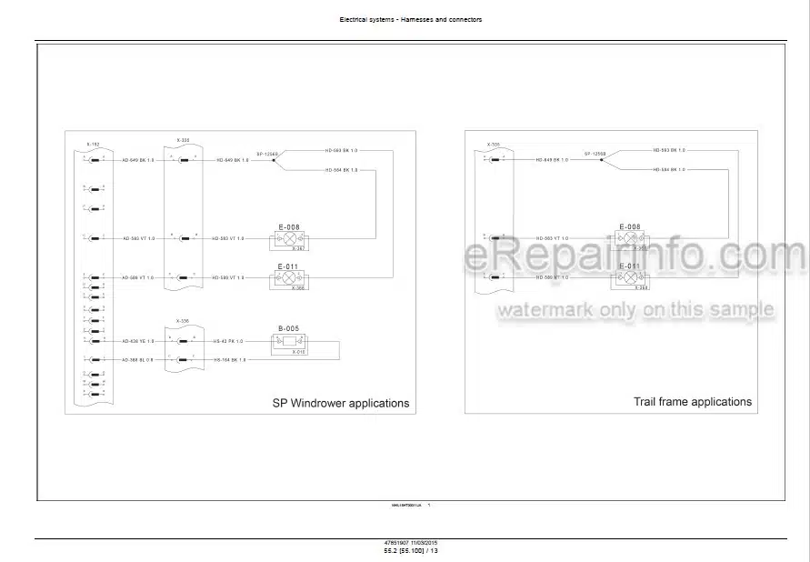 Photo 5 - New Holland 12HS 14HS 16HS 18HS Service Manual Sickle Header