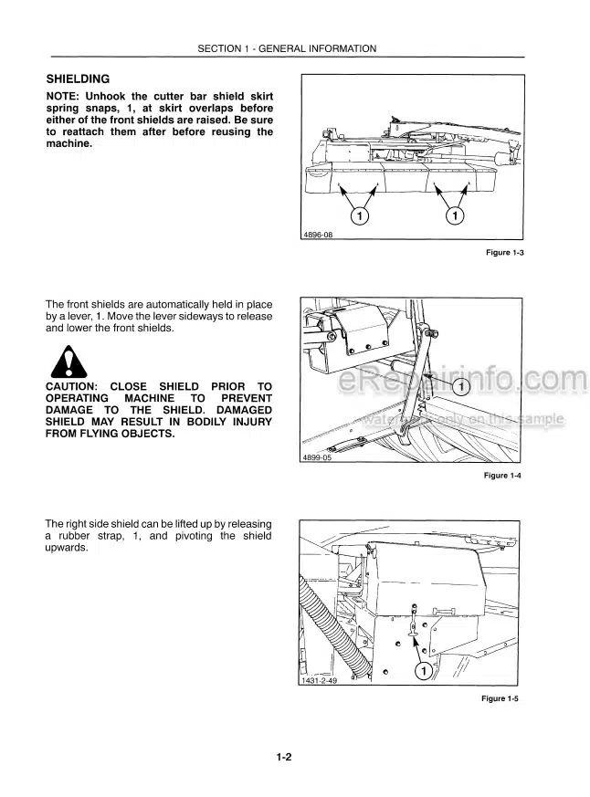 Photo 4 - New Holland 1431 Repair Manual Cutter Bar