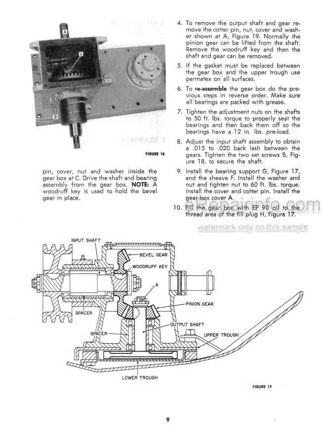 Photo 4 - New Holland 472 477 478 479 488 Service Manual Haybine Mower Conditioner