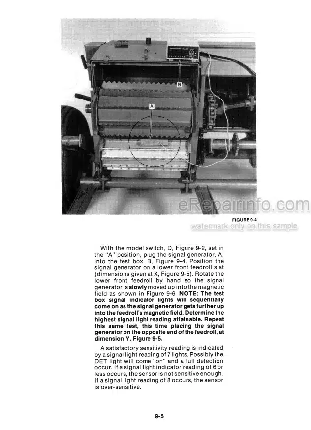 Photo 12 - New Holland 782 Service Manual Harvester