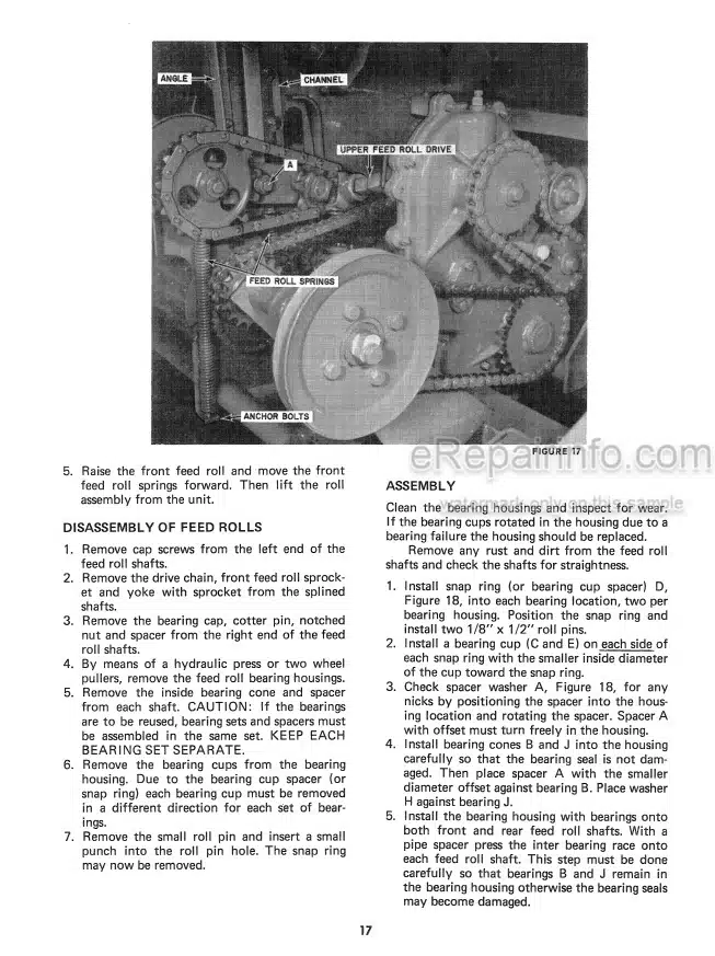 Photo 1 - New Holland 880 Service Manual Harvester