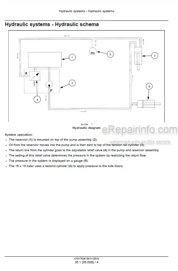 Photo 3 - New Holland BC5050 BC5060 BC5070 BC5070 Hayliner BC5080 Service Manual Square Baler